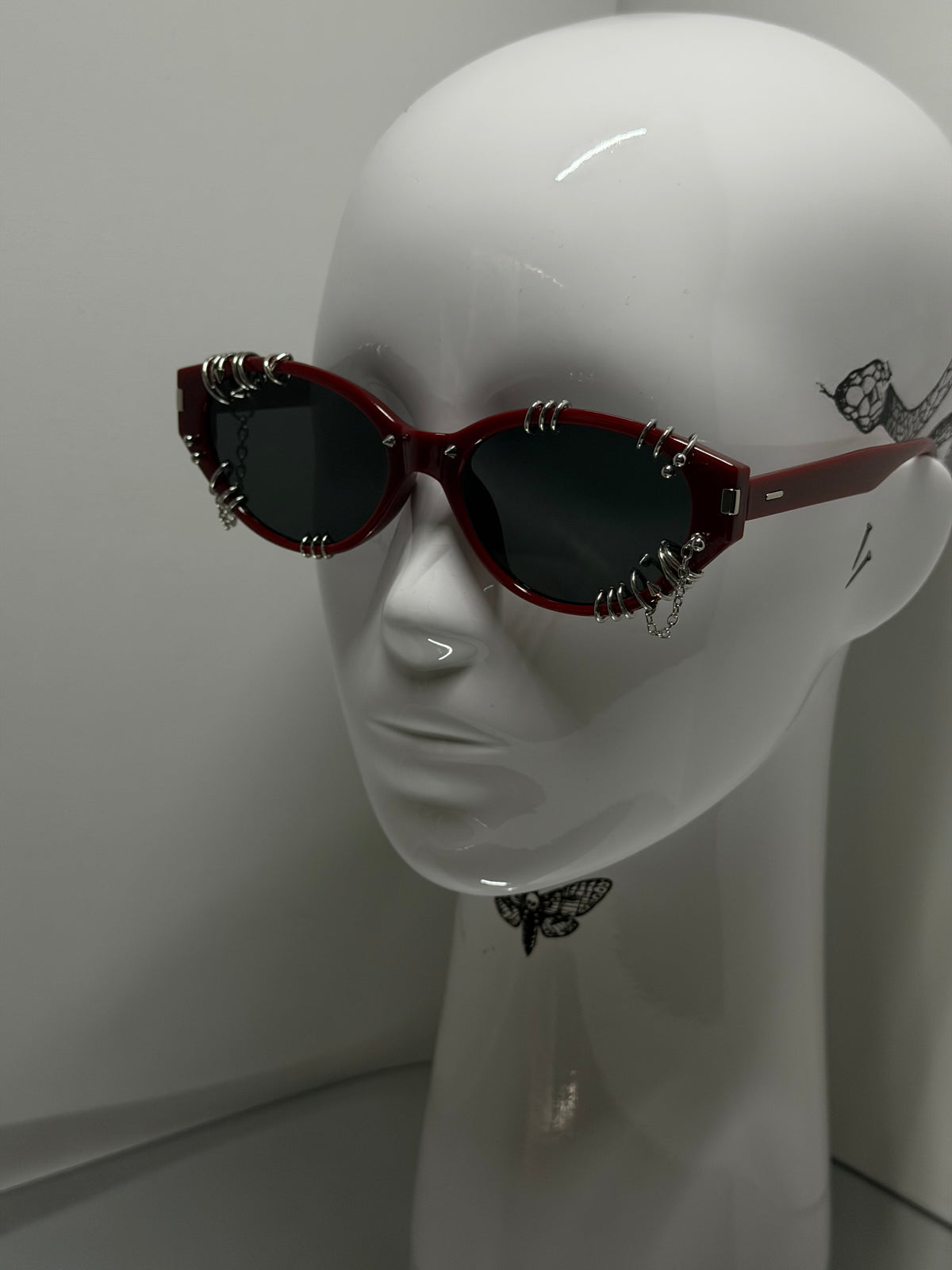 PIERCED OUT RED
